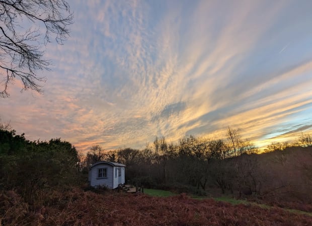 Old Rose Shepherd’s Hut Retreat, Blackdown Hills