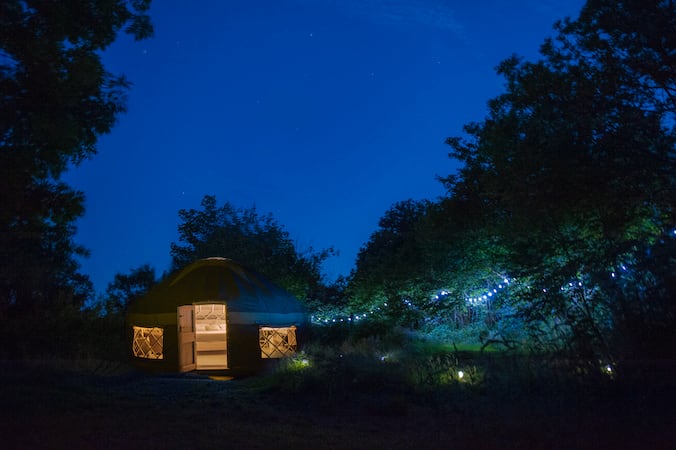 Country Yurt near Carmarthen