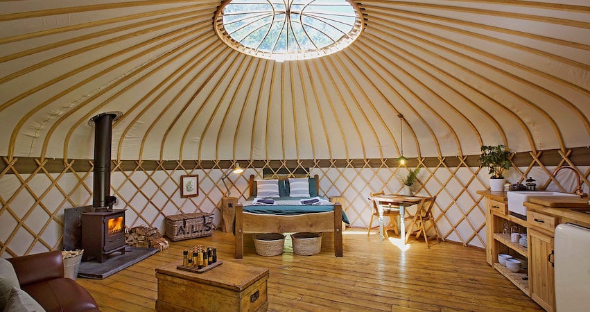 Country Yurt near Carmarthen