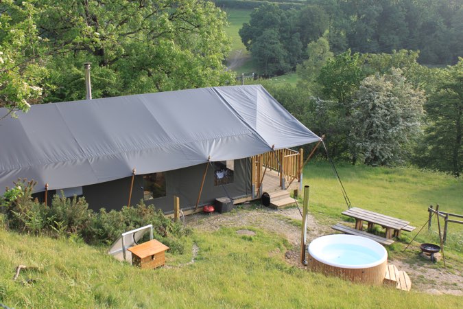 Seren Luxury Safari Tent, Lampeter